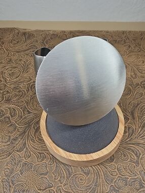 Vintage Silver Tone Brushed Contemporary Minimalist Statement Cuff Bracelet